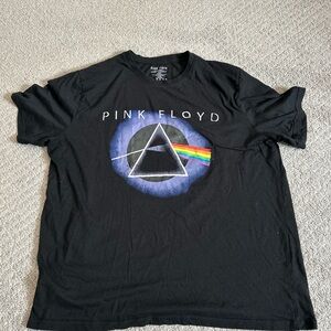 Pink Floyd Black Tee with Prism Design